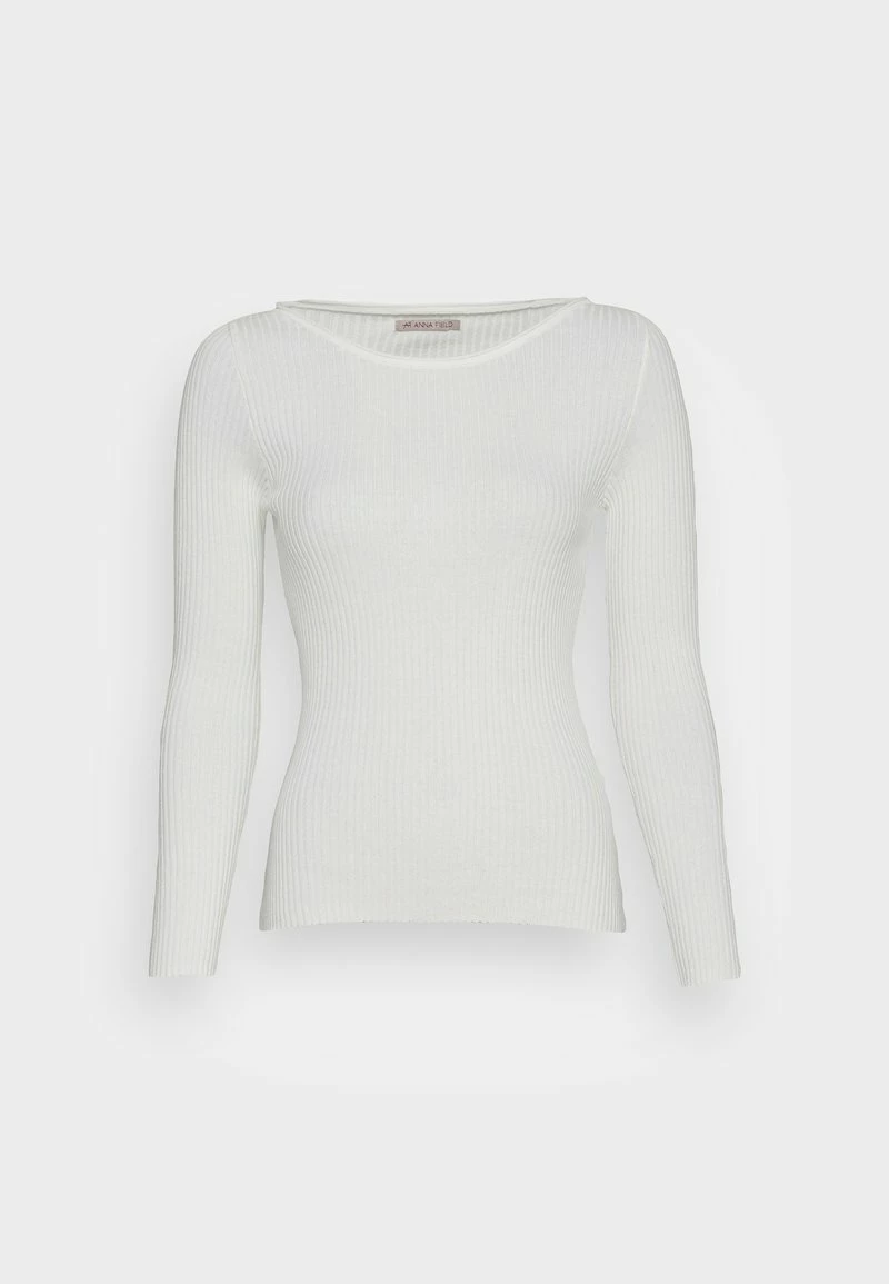 Anna Field BOATNECK JUMPER - Jersey De Punto - White, Mujer 6 Anna Field BOATNECK JUMPER - Jersey De Punto - White, Mujer - Imagen 4