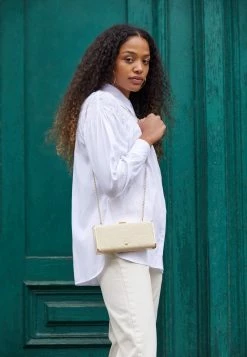 Anna Field Clutch - Beige, Mujer