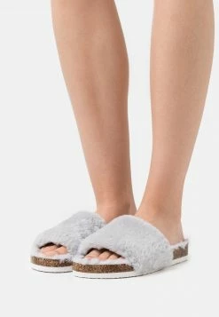 Anna Field Pantuflas - Light Grey, Mujer