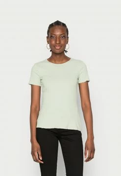 Anna Field Camiseta Básica - Light Green, Mujer