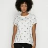 Anna Field MANDALA FEATHER TEE - Camiseta Estampada - White, Mujer -Anna Field Ventas 2022 4fb8dc4313664c60a1b80434e6d8a93e