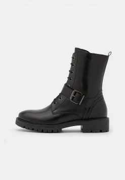 Anna Field LEATHER - Botines Camperos - Black, Mujer -Anna Field Ventas 2022 500fbd1771664395a3a79663f7fe6d12