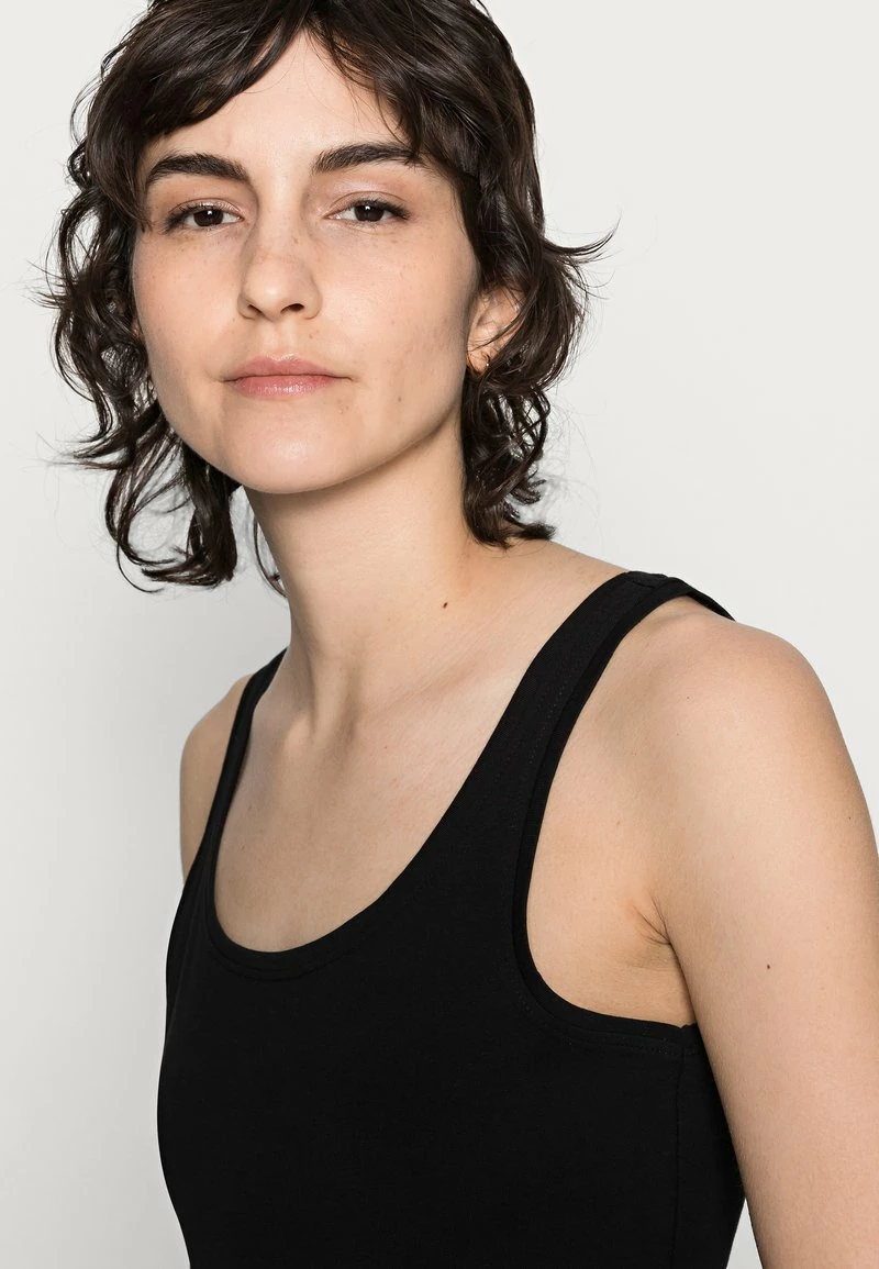 Anna Field BASIC TANK 3er Pack - Top - Black/white /khaki, Mujer 7 Anna Field BASIC TANK 3er Pack - Top - Black/white /khaki, Mujer - Imagen 5