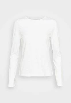 Anna Field Camiseta De Manga Larga - White, Mujer