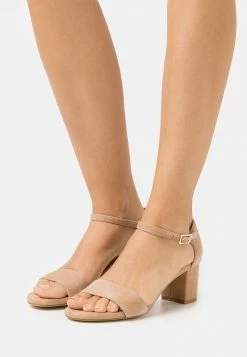 Anna Field LEATHER COMFORT - Sandalias - Beige, Mujer