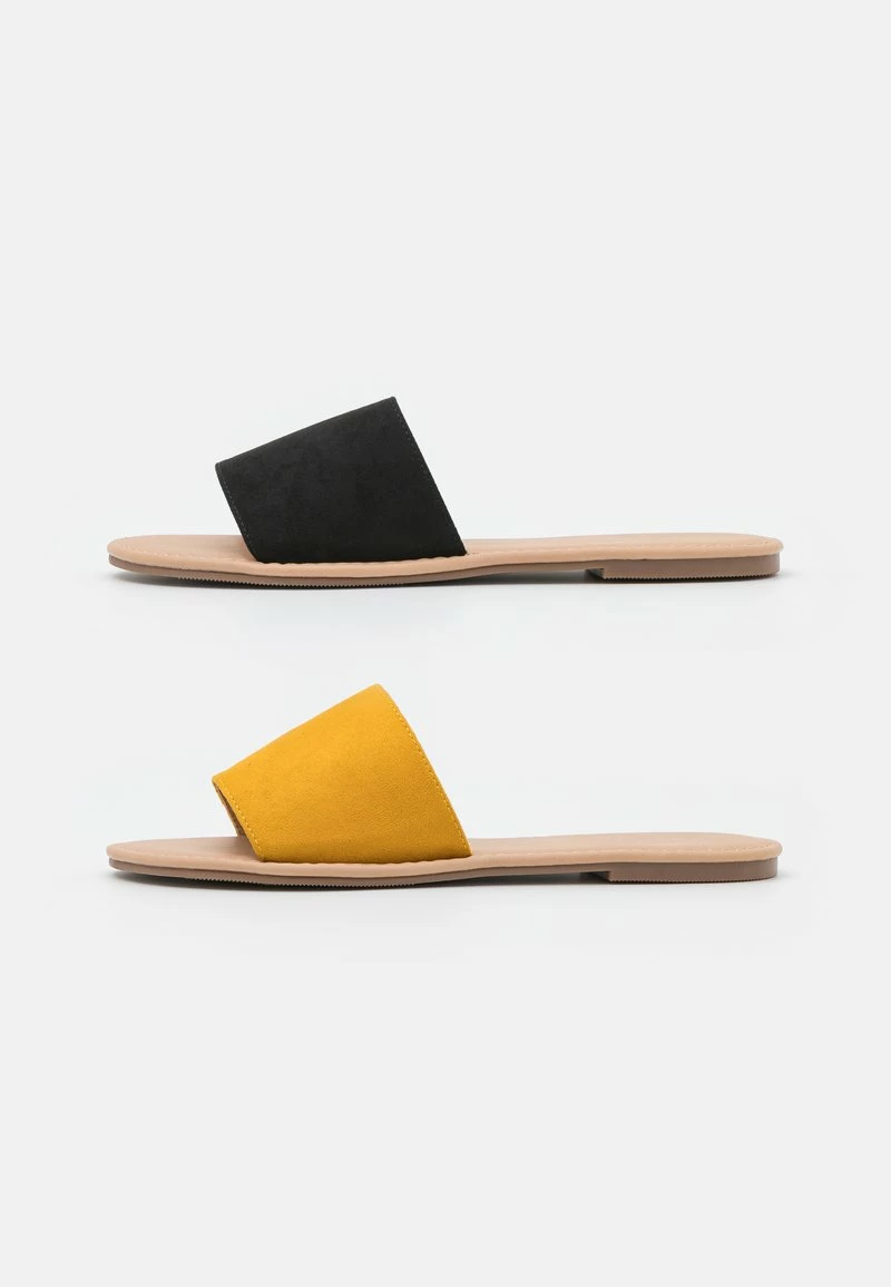 Anna Field 2 PACK - Sandalias Planas - Black/yellow, Mujer 4 Anna Field 2 PACK - Sandalias Planas - Black/yellow, Mujer - Imagen 2