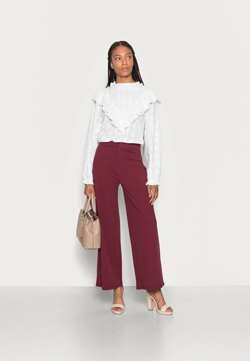 Anna Field Flared Leg Business Trousers - Pantalones - Dark Red, Mujer 4 Anna Field Flared Leg Business Trousers - Pantalones - Dark Red, Mujer - Imagen 2