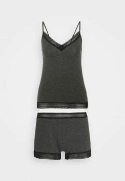 Anna Field CLAIRE FAGOTTING SHORT SET - Pijama - Grey, Mujer -Anna Field Ventas 2022 5b36d6de9f2d4a41bcf782479e2bc80f
