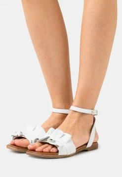 Anna Field LEATHER - Sandalias - White, Mujer