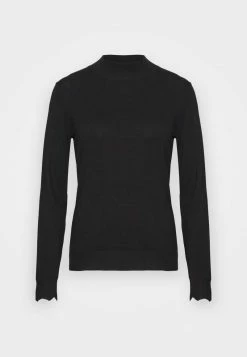 Anna Field SCALLOP DETAIL JUMPER - Jersey De Punto - Black, Mujer -Anna Field Ventas 2022 6053a90c6af443feb4fa23ef38fae4b8