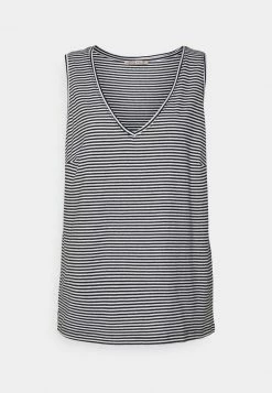 Anna Field Top - Black/white, Mujer