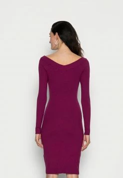 Anna Field Vestido De Punto - Bordeaux, Mujer -Anna Field Ventas 2022 6449f68706334444b2bc39402f1a3d7b