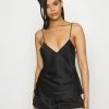 Anna Field SIMPLE SATIN SHORT SET - Pijama - Black, Mujer -Anna Field Ventas 2022 6460a497a7a441bfa04ca6af7563b268
