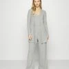 Anna Field RIB 3 PIECE PYJAMA - Pijama - Light Grey, Mujer -Anna Field Ventas 2022 656e399875bf4d7f8bca8e8dda24c36d
