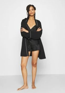 Anna Field SIMPLE SATIN SHORT SET - Pijama - Black, Mujer -Anna Field Ventas 2022 67e7a394d77045dd8ccc2b05fffd7a44