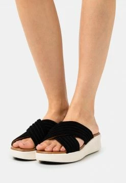 Anna Field LEATHER - Sandalias - Black, Mujer