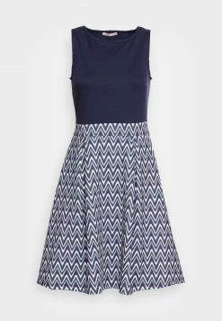 Anna Field Vestido Informal - Dark Blue/white, Mujer -Anna Field Ventas 2022 6a48dce1e8f14713828321ed331ae382