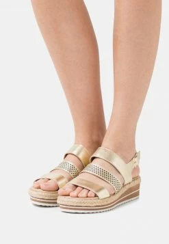 Anna Field LEATHER - Alpargatas - Gold, Mujer