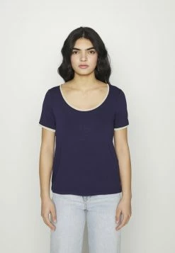 Anna Field Camiseta Básica - Dark Blue, Mujer