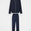 Anna Field AMANDA LONG PJ SET - Pijama - Dark Blue, Mujer -Anna Field Ventas 2022 6e1922e11f4d489b9ed473a2dbaf612b