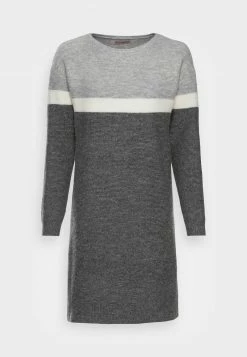 Anna Field Vestido De Punto - Black/grey, Mujer -Anna Field Ventas 2022 6f01d43448fc44bc8eb9eaf7fd45ac46