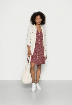 Anna Field WOVEN BUTTON THROUGH EVE DRESS - Vestido Informal - Red White, Mujer -Anna Field Ventas 2022 72041c9ad6504bfab024eb3b88b04237