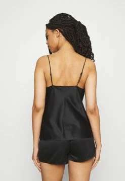 Anna Field SIMPLE SATIN SHORT SET - Pijama - Black, Mujer -Anna Field Ventas 2022 722ca56a9ee2439f909f606ecf6a7ffe