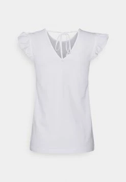 Anna Field Camiseta Básica - White, Mujer -Anna Field Ventas 2022 7241e3935b074ffe8227ba9a996768b2