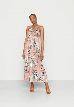 Anna Field Vestido Largo - Pink/white, Mujer