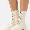 Anna Field Botines Con Plataforma - Offwhite, Mujer