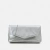 Anna Field Clutch - Silver, Mujer