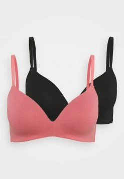 Anna Field 2PP GEORGIA BRA - Sujetador Básico - Pink/black, Mujer -Anna Field Ventas 2022 7a2af82639464a0e8297bfc106261b0e