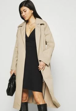 Anna Field Quarter Sleeves Wrap Mini Dress - Vestido Ligero - Black, Mujer -Anna Field Ventas 2022 7b35a41e61aa4e92a490afb954add8d0