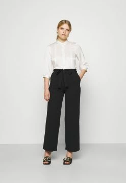 Anna Field Belted Wide Leg Trousers - Pantalones - Black, Mujer -Anna Field Ventas 2022 7c424d9dd59246fba50b445a935b6d85