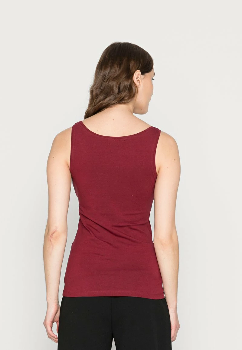 Anna Field BASIC TANK 3er Pack - Top - Black/white/dark Red, Mujer 5 Anna Field BASIC TANK 3er Pack - Top - Black/white/dark Red, Mujer - Imagen 3