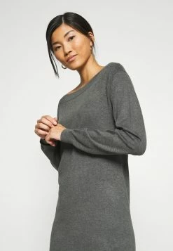 Anna Field Vestido De Punto - Dark Grey Mélange, Mujer -Anna Field Ventas 2022 81a6824bfde142ab82468424784d4a88