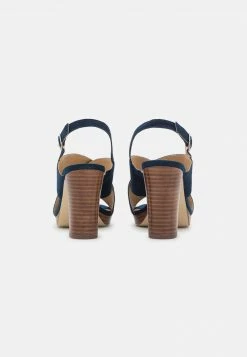 Anna Field LEATHER - Sandalias De Tacón - Dark Blue, Mujer -Anna Field Ventas 2022 83c024d669294780a1ed964b785a2029