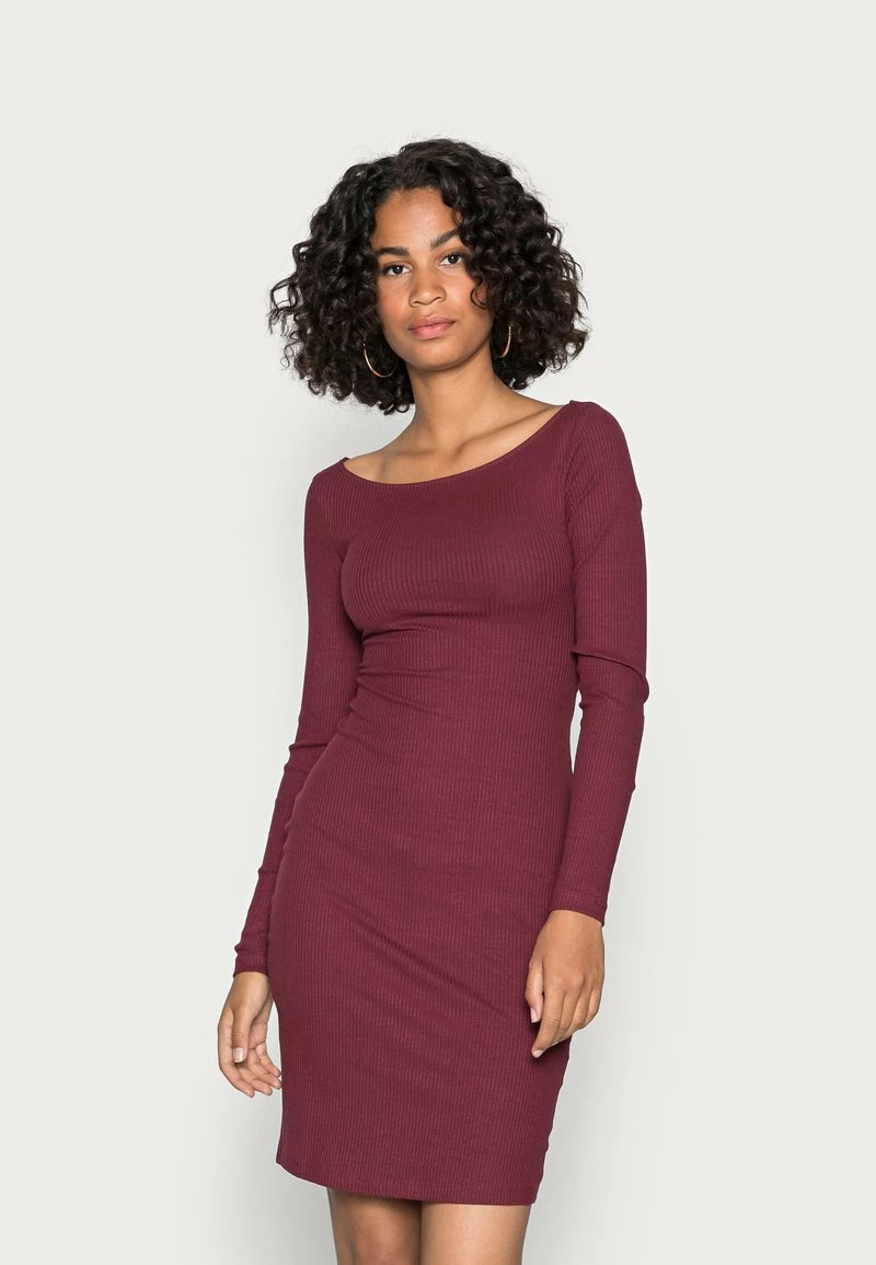 Anna Field Vestido De Punto - Bordeaux, Mujer 3 Anna Field Vestido De Punto - Bordeaux, Mujer