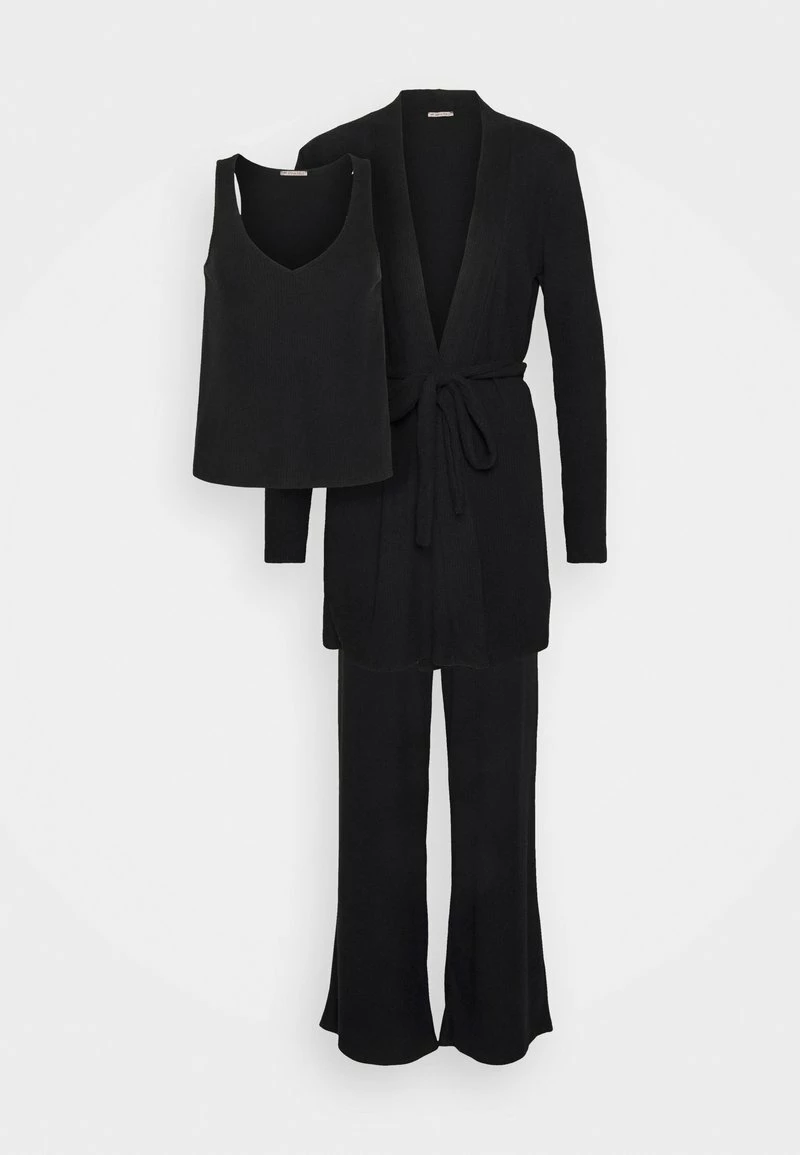 Anna Field RIB 3 PIECE PYJAMA - Pijama - Black, Mujer 9 Anna Field RIB 3 PIECE PYJAMA - Pijama - Black, Mujer - Imagen 7