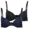Anna Field NADINE 2PP TSHIRT BRA PLAIN MICRO W LACE WING - Sujetador Básico - Black /dark Blue, Mujer -Anna Field Ventas 2022 84eeacf599574d65b884be8a0add4283