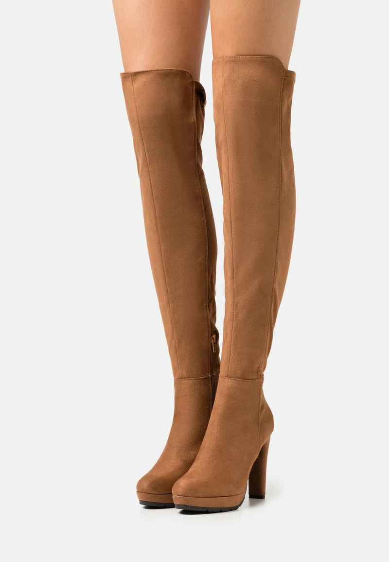 Anna Field Botas Mosqueteras - Cognac, Mujer 3 Anna Field Botas Mosqueteras - Cognac, Mujer