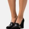 Anna Field LEATHER - Tacones - Black, Mujer