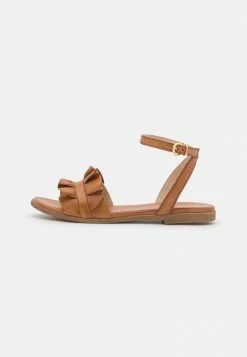 Anna Field LEATHER - Sandalias - Cognac, Mujer