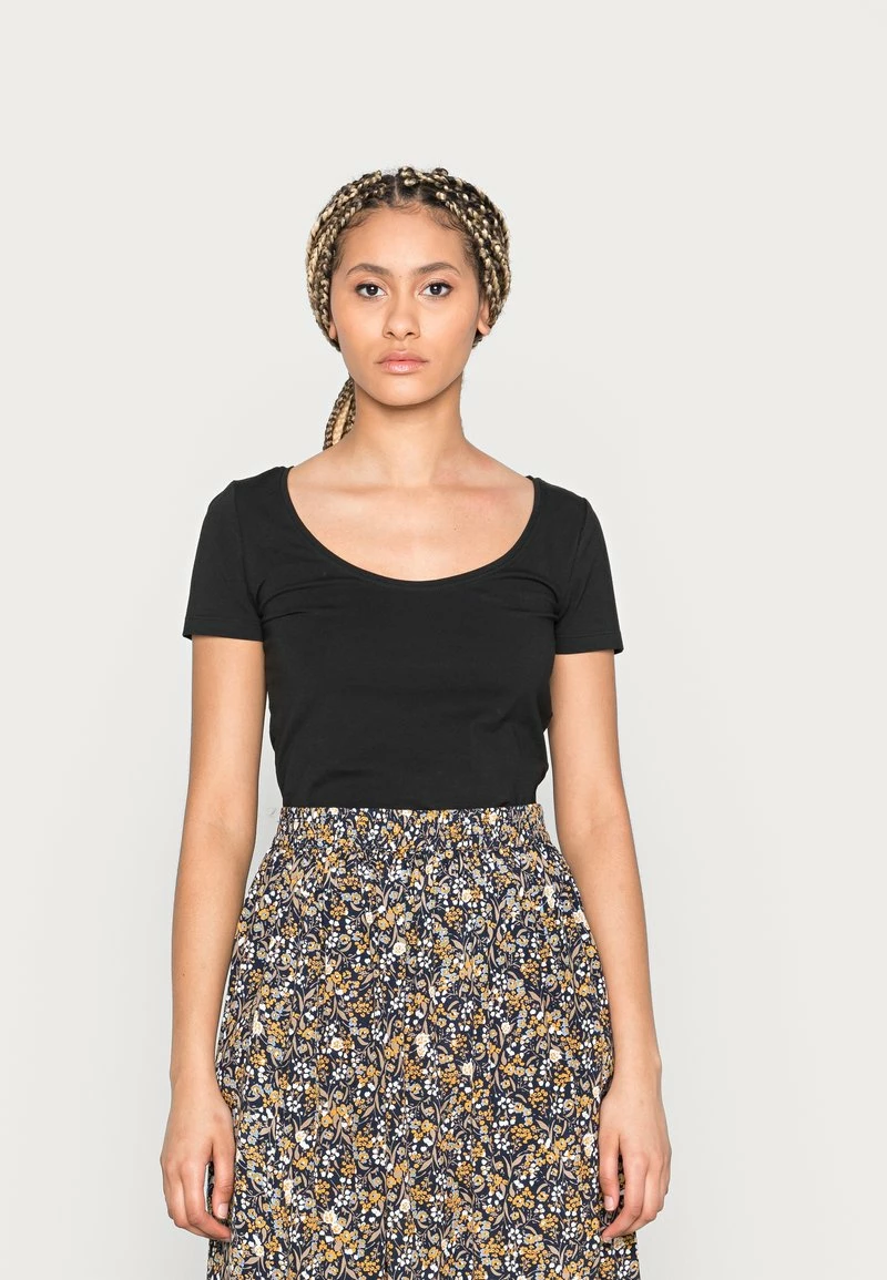 Anna Field 3 PACK - Camiseta Básica - Black/white/brown, Mujer 5 Anna Field 3 PACK - Camiseta Básica - Black/white/brown, Mujer - Imagen 4