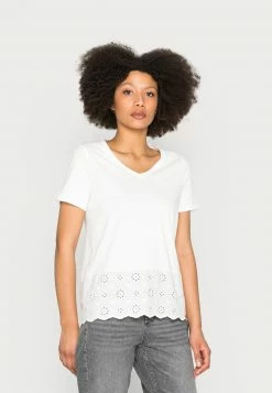 Anna Field Camiseta Básica - Off White, Mujer