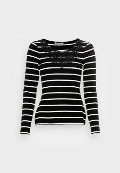 Anna Field Camiseta De Manga Larga - Black/white, Mujer -Anna Field Ventas 2022 8caeaf1a3e554cf1ae6d5877253929b9