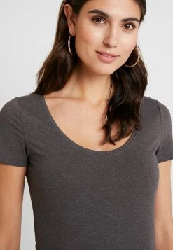 Anna Field 3 PACK - Camiseta Básica - White/black/dark Grey, Mujer -Anna Field Ventas 2022 8d73753d686e4e7eb30522402290ce73