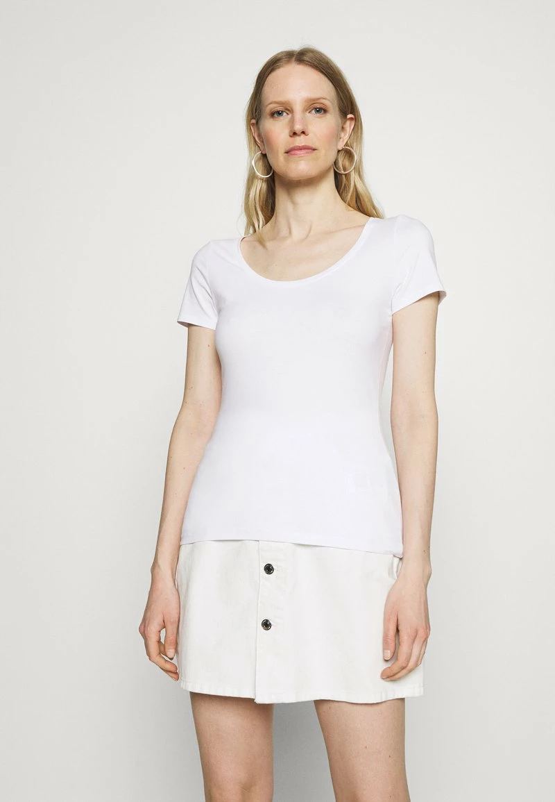 Anna Field 3 PACK - Camiseta Básica - White/mottled Light Grey/light Green, Mujer 6 Anna Field 3 PACK - Camiseta Básica - White/mottled Light Grey/light Green, Mujer - Imagen 4