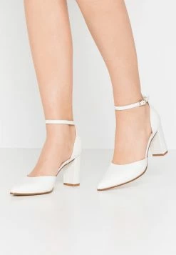 Anna Field LEATHER - Tacones - White, Mujer