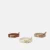 Anna Field 3 PACK - Cinturón - Cognac/off-white, Mujer -Anna Field Ventas 2022 9019a214636a46309c5e816b9276be43